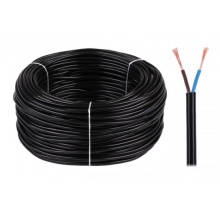 Kabel elektryczny OMY 2x1 300/300V czarny 100m (P9009)