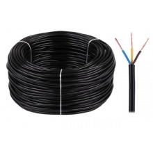 Kabel elektryczny OMY 3x0,75 300/300V czarny 100m (P9010)