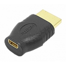 Przejście / Adapter: Wtyk HDMI - Gniazdo MICRO HDMI (K6026)