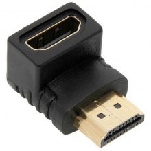 Przejście / Adapter: Wtyk HDMI - Gniazdo HDMI Kątowe (K6029)