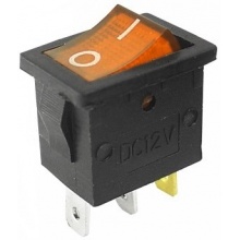 Przełącznik IRS-701DC 12V podświetlany pomarańczowy (EL13006)