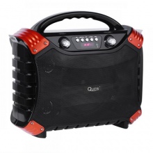 Przenośny zestaw głośnikowy Quer z funkcją MP3, Bluetooth, radio FM oraz funkcją Karaoke (AK3026)