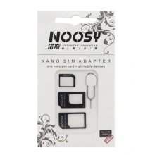 Adapter Noosy Nano Sim - Micro Sim BLACK (T8031)