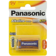 Bateria alkaliczna PANASONIC 9V 6LR61 (B1005)