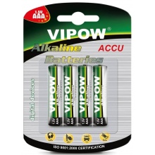 Bateria alkaliczna VIPOW ACCCU AAA LR03 BLISTER - 4szt.  (B1015)
