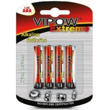 Bateria alkaliczna VIPOW Extreme LR03 BLISTER - 4szt. (B1013)