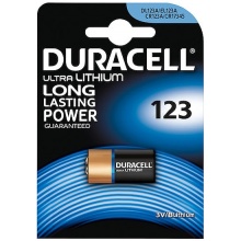 Bateria litowa 3V`CR123 DURACELLL (B4010)