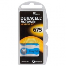 Bateria Duracell Activair Hearing AID ZA675 blister do aparatów słuchowych i inne (B5003)