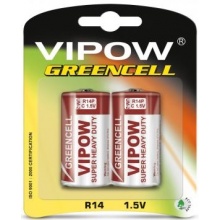 Baterie VIPOW GREENCELL R14 2szt/bl (B2005) cena za 1szt/R14