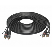 Kabel 2x2RCA + kabel sterujący, wtyki pozłacane, 5m. (K4017)