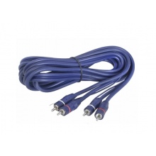 Kabel 2xRCA + kabel sterujący, wtyki pozłacane, 3m. (K4016)