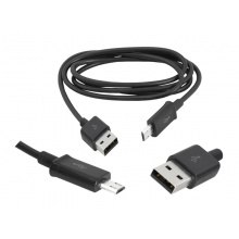 Kabel Micro USB, 1,2m, PREMIUM, czarny  (K10038)