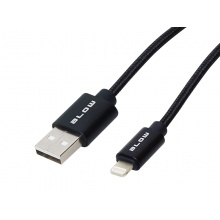 Kabel USB A -iPhone 5/6/7 1,5m CZARNY (AK15009)