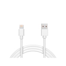 Kabel USB A - iPhone 8PIN 1m Biały  (AK15033)