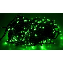  Lampki choinkowe 100 LED, zielone, wew./zew. (EL21005)