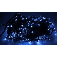 Lampki choinkowe 300 LED, niebieskie, wew./zew. (EL21016)