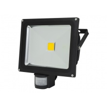 Naświetlacz LED 30W z czujnikiem ruchu. światło ciepłe białe (EL10011)