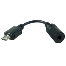 Przejście USB: WT. micro USB - GN JACK 3.5" (K14009)