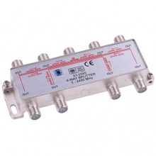 Spliter SAT POWER PASS 8 WAY ALUM. 5-2450 Mhz (Z2023)