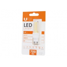 Żarówka LED G9 8W 230V biała ciepła (EL7019)